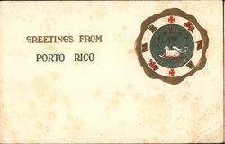 Greetings from Porto Rico Postcard