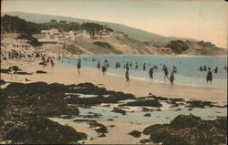 Bathing on the Beach Postcard