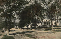 Chestnut and Locust Sts. Denison, IA Postcard Postcard Postcard