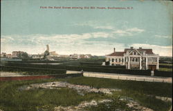 View from Sand Dunes showing Old Mill House Southampton, NY Postcard Postcard Postcard