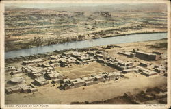 Pueblo of San Felipi San Felipe Pueblo, NM Postcard Postcard Postcard