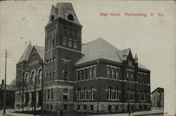 High School Parkersburg, WV Postcard Postcard Postcard