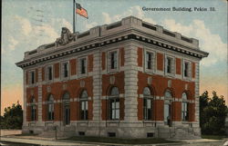 Government Building Pekin, IL Postcard Postcard Postcard