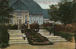 The Palm House, Glen Oak Park Postcard