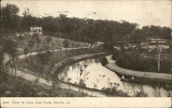 View in Glen Oak Park Peoria, IL Postcard Postcard Postcard