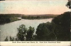 Rock River from Hazelwood Bluff Postcard