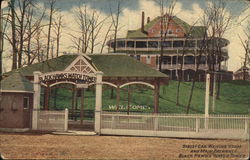 Black Hawks Watch Tower - Street Car Waiting Room and Main Entrance Rock Island, IL Postcard Postcard Postcard