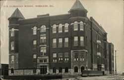 Van Vlissingen School Roseland, IL Postcard Postcard Postcard