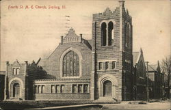 Fourth St M.E. Church Sterling, IL Postcard Postcard Postcard