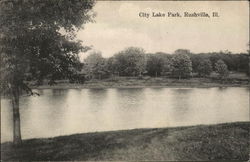 City Lake Park Postcard