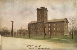 Store House-Rock Island Arsenal Postcard