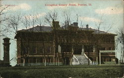 Livingston County House Postcard