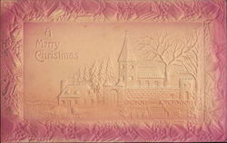 A Merry Christmas Postcard Postcard Postcard