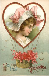 To my true Valentine Postcard