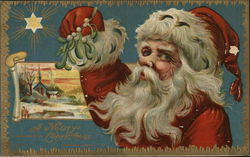 A Merry Christmas Santa Claus Postcard Postcard Postcard