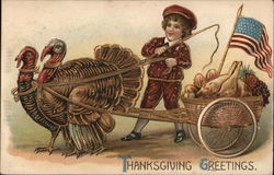 Thanksgiving Greetings Postcard