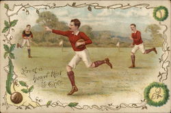 From a Heart That Is True - Football Game Postcard Postcard Postcard