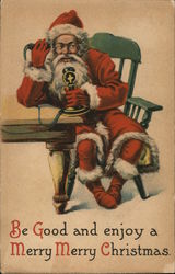 Be Good and enjoy a Merry Merry Christmas Postcard