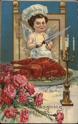 Thanksgiving Greetings Postcard