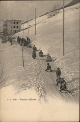 Plaisirs d'Hiver Postcard