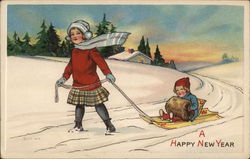 A Happy New Year Postcard