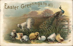 Easter Greetings to all Postcard