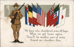 Soldiers... Postcard