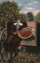 Oranges Raised in Florida Postcard