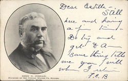 Eben D. Jordan, Founder of Jordan Marsh Men Postcard Postcard Postcard