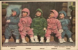 Dionne Quintuplets Postcard