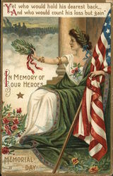 Memorial Day Postcard Postcard Postcard