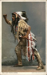 Chief Paupuk Keewis Native Americana Postcard Postcard Postcard