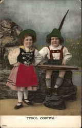 Tyrol Costume Postcard Postcard Postcard