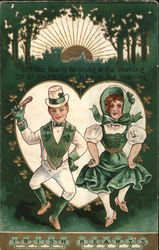 Irish Hearts St. Patrick's Day Postcard Postcard Postcard