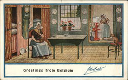 Belgium Greetings Melotte Cream Separator Advertising Postcard Postcard Postcard