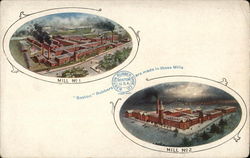 "Boston" Rubbers are made in these Mills. Postcard