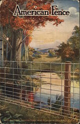 American Fence Postcard