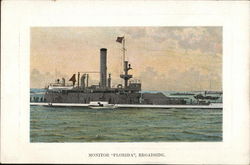 Monitor "Florida" Broadside Ships Postcard Postcard Postcard