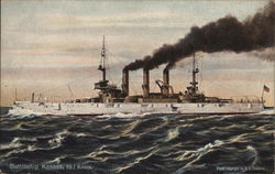 Battleship Kansas, 19.1 Knots Ships Postcard Postcard Postcard