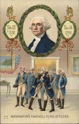 Washington's Farewell to his Officers Presidents Postcard Postcard Postcard