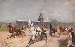 Harness Racing Postcard