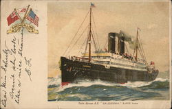 Twin Screw S. S. "Caledonia" 9,400 Tons Boats, Ships Postcard Postcard Postcard