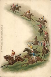 Horse Racing Postcard