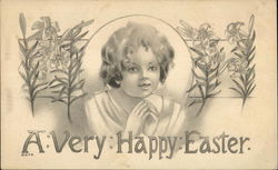 A Very Happy Easter Postcard