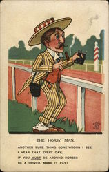 The Horsy Man Postcard