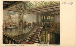 Hamburg America Line Kaiserin Auguste Victoria Postcard