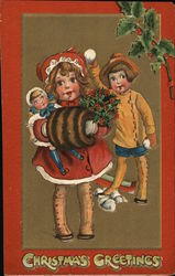 Christmas Greetings Postcard