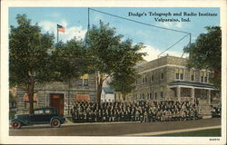 Dodge's Telegraph and Radio Institute Postcard