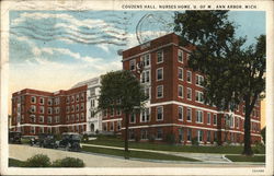 Couzens Hall, Nurses Home, U. of M. Postcard