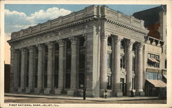 First National Bank Joliet, IL Postcard Postcard Postcard